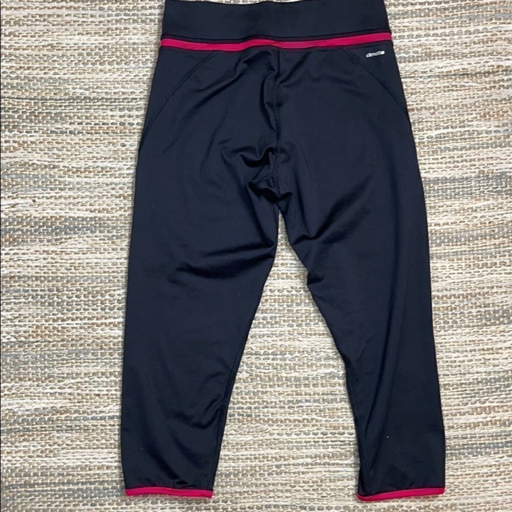 adidas Pink and Black Climate Capris - Picture 3 of 5